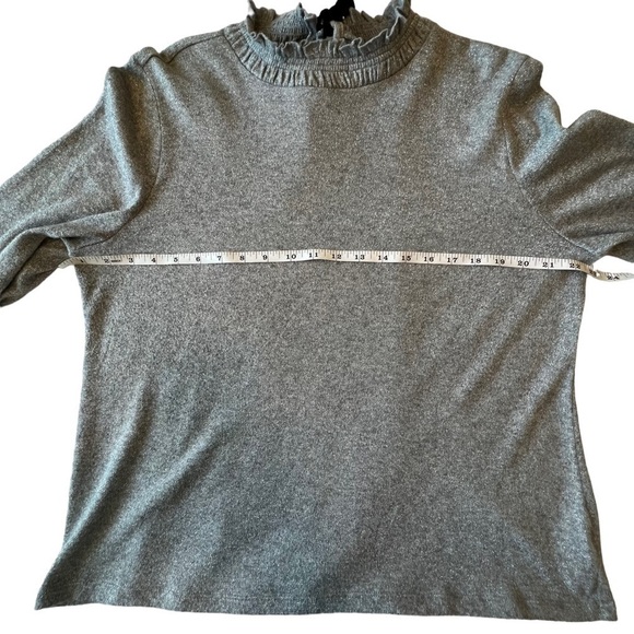 Talbots sweater. Grey/Silver with Velvet Bow Tie 
Size XL - Picture 11 of 14